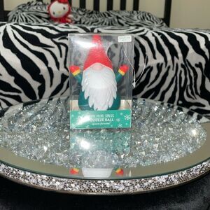 New Eccolo small mini adorable garden bearded gnome stressball squeeze ball